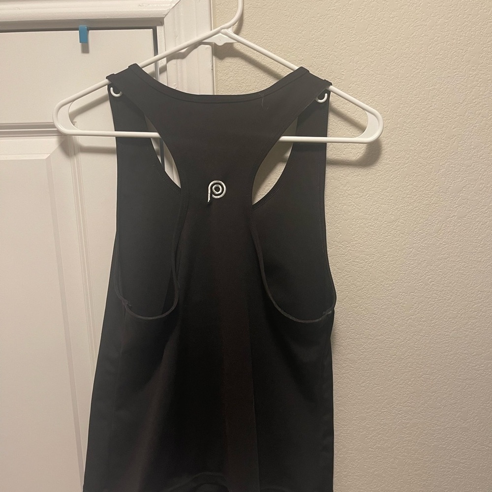 POP Fit Black Racerback Tank Top - Picture 3 of 8